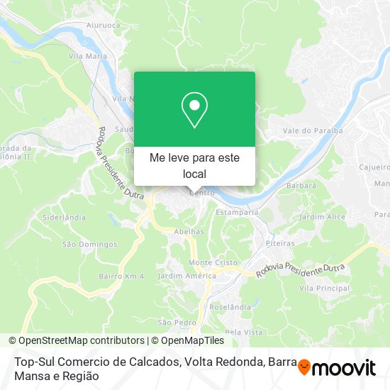 Top-Sul Comercio de Calcados mapa