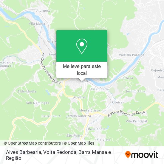 Alves Barbearia mapa
