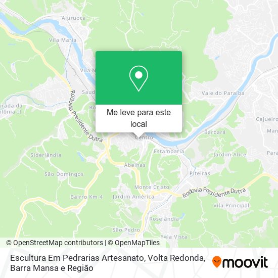 Escultura Em Pedrarias Artesanato mapa