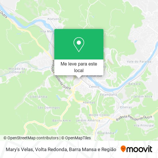 Mary's Velas mapa