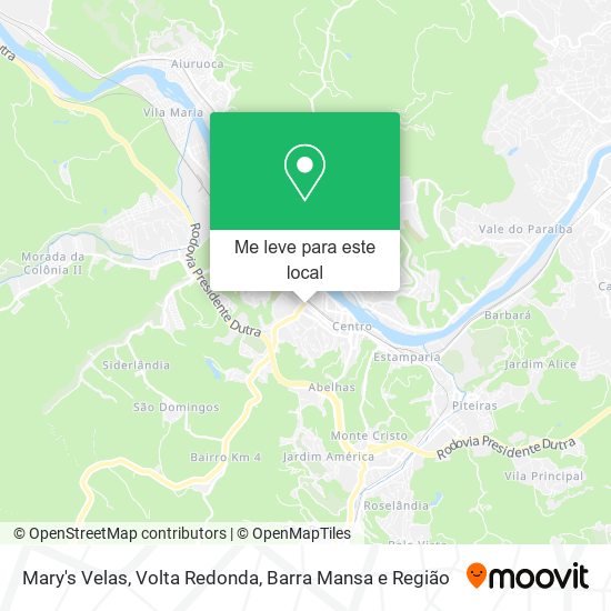Mary's Velas mapa