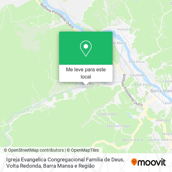 Igreja Evangelica Congregacional Familia de Deus mapa