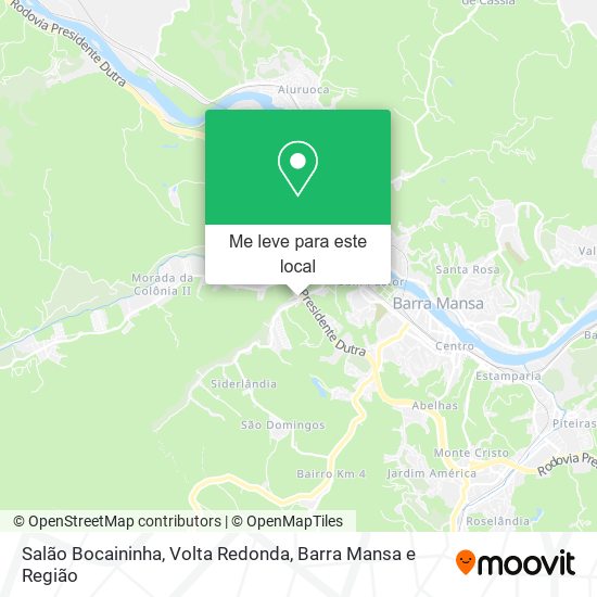 Salão Bocaininha mapa