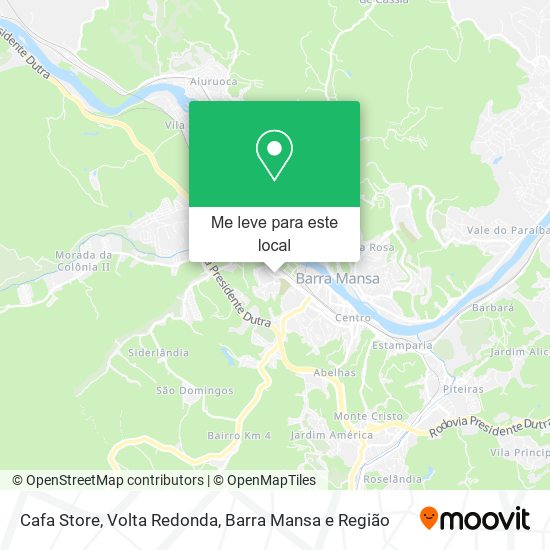 Cafa Store mapa