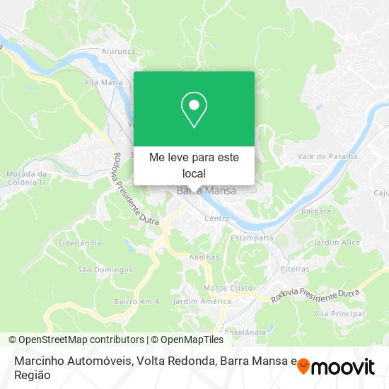 Marcinho Automóveis mapa