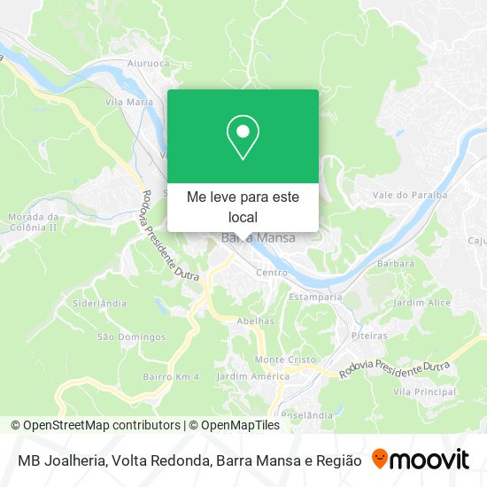 MB Joalheria mapa