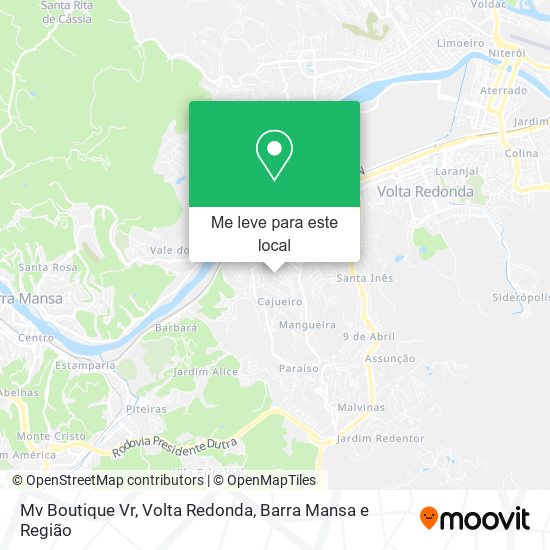 Mv Boutique Vr mapa