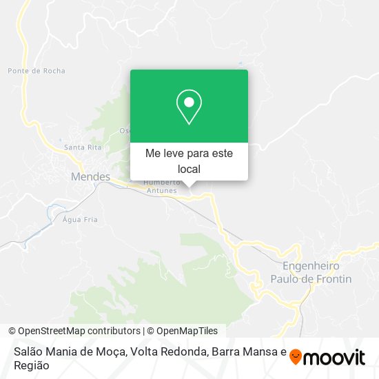 Salão Mania de Moça mapa