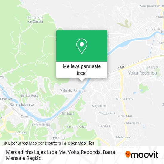 Mercadinho Lajes Ltda Me mapa