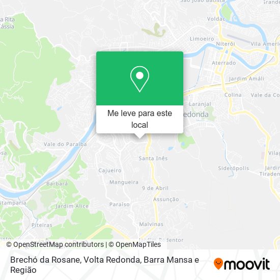 Brechó da Rosane mapa