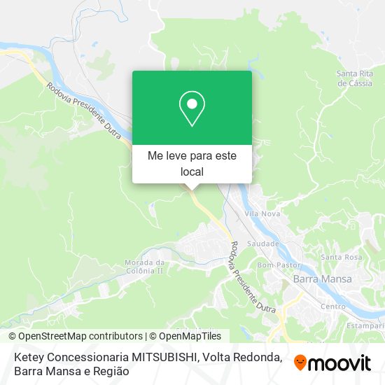 Ketey Concessionaria MITSUBISHI mapa