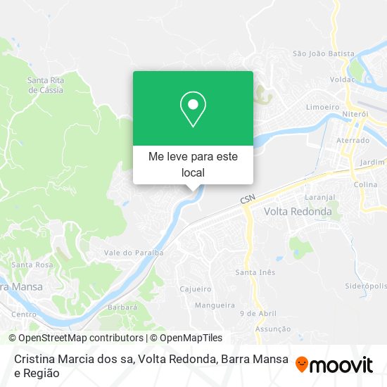 Cristina Marcia dos sa mapa