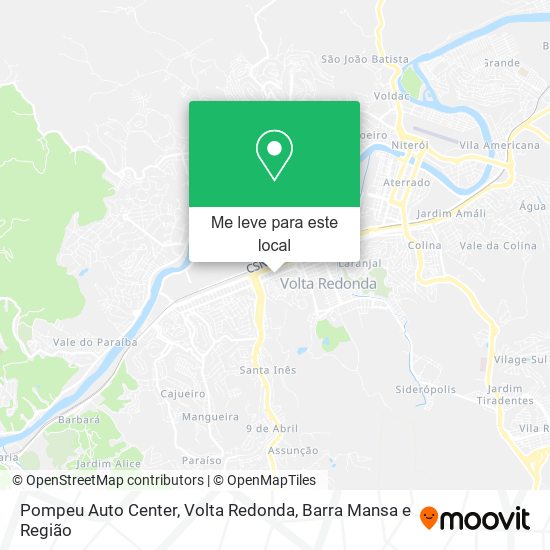 Pompeu Auto Center mapa