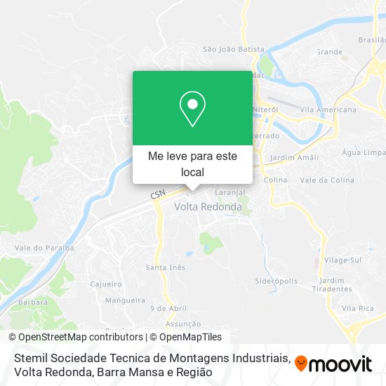 Stemil Sociedade Tecnica de Montagens Industriais mapa