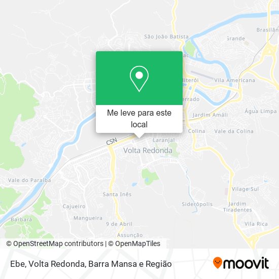 Ebe mapa