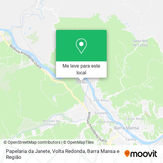 Papelaria da Janete mapa