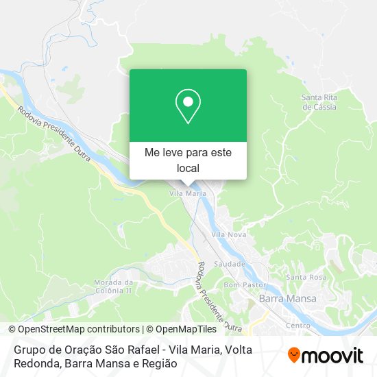 Grupo de Oração São Rafael - Vila Maria mapa