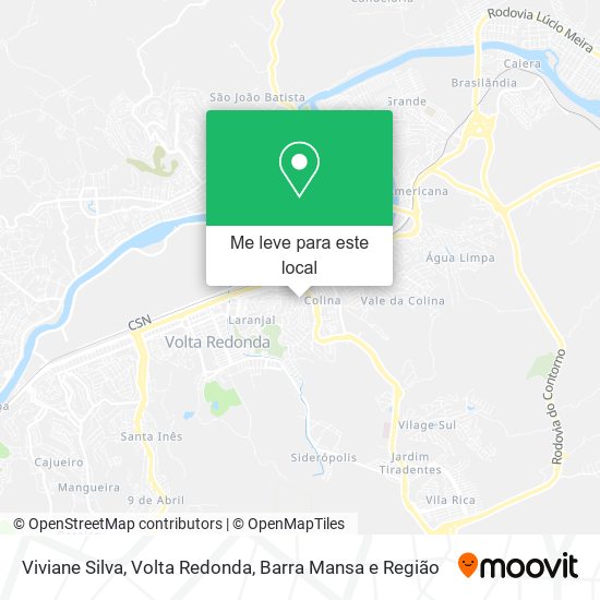 Viviane Silva mapa