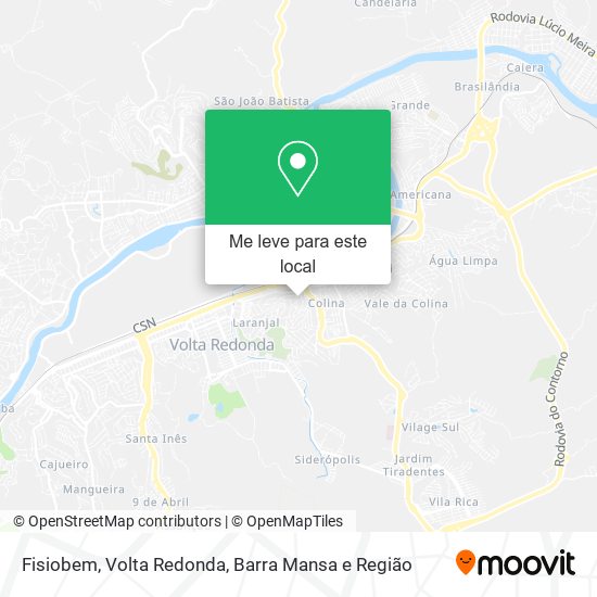 Fisiobem mapa