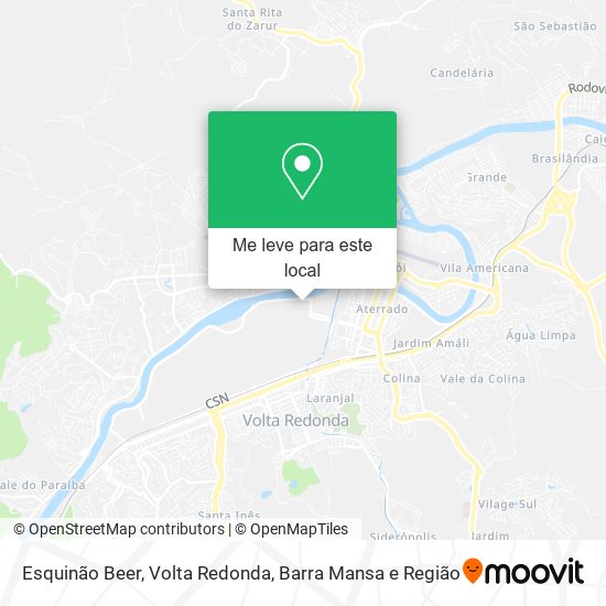Esquinão Beer mapa