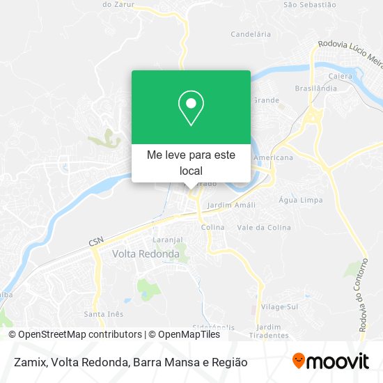 Zamix mapa