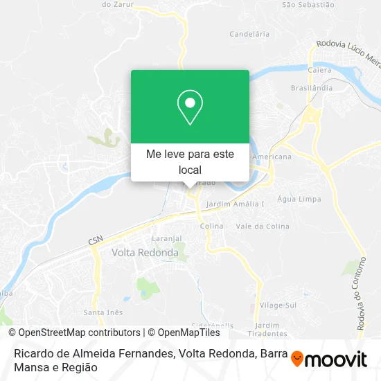 Ricardo de Almeida Fernandes mapa