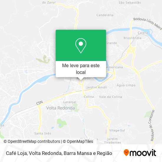 Café Loja mapa