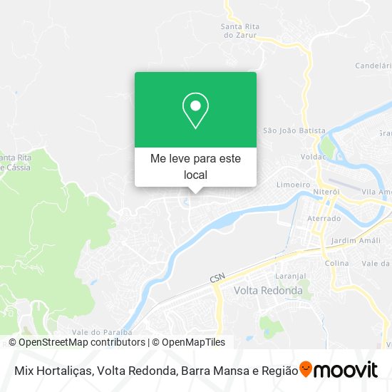 Mix Hortaliças mapa