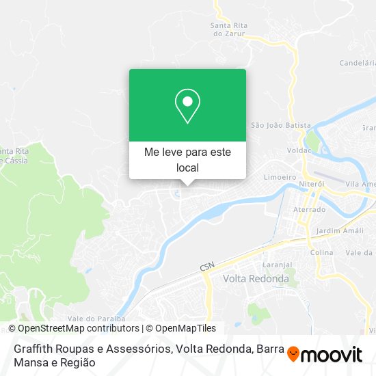 Graffith Roupas e Assessórios mapa