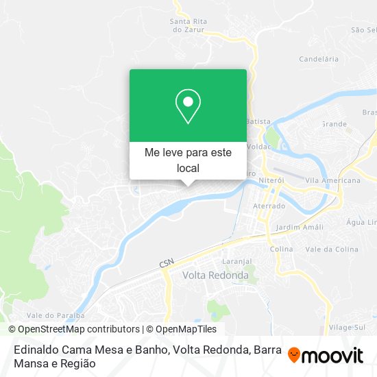 Edinaldo Cama Mesa e Banho mapa