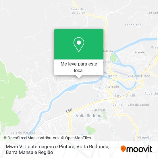 Mwm Vr Lanternagem e Pintura mapa