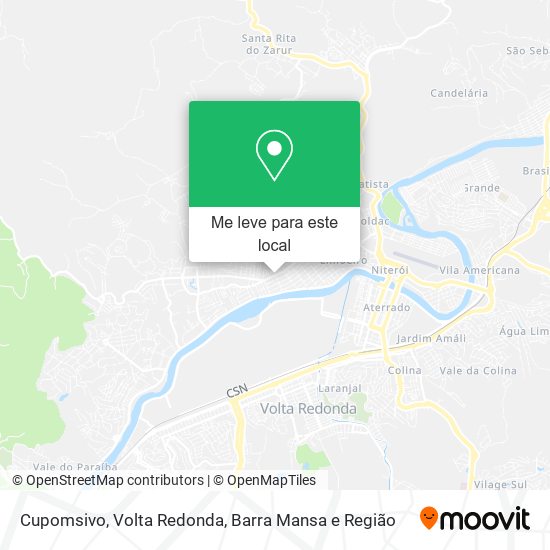 Cupomsivo mapa