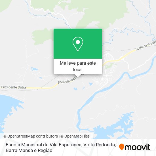 Escola Municipal da Vila Esperanca mapa