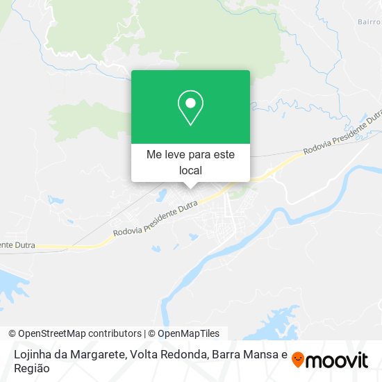 Lojinha da Margarete mapa