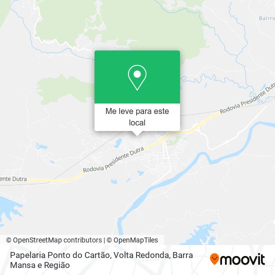 Papelaria Ponto do Cartão mapa