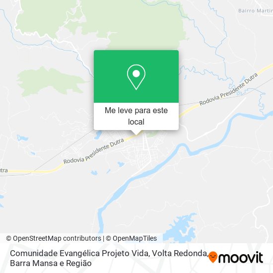 Comunidade Evangélica Projeto Vida mapa