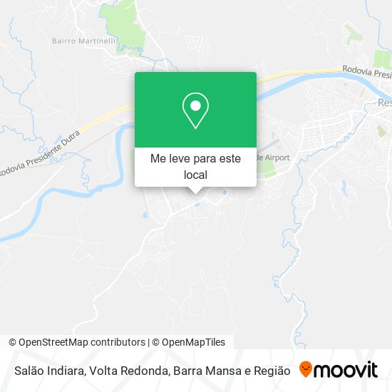 Salão Indiara mapa