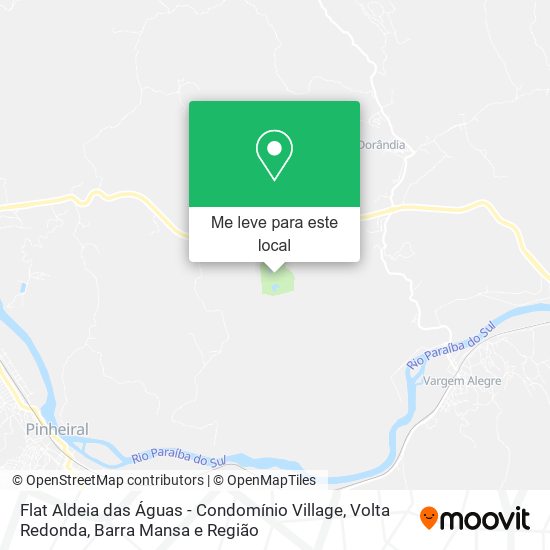 Flat Aldeia das Águas - Condomínio Village mapa