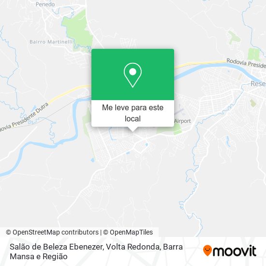 Salão de Beleza Ebenezer mapa