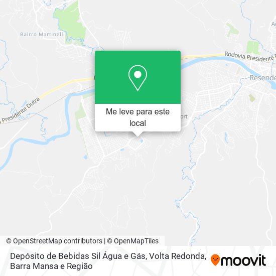 Depósito de Bebidas Sil Água e Gás mapa