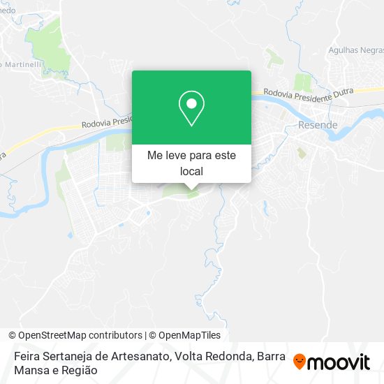 Feira Sertaneja de Artesanato mapa