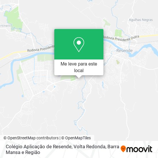Colégio Aplicação de Resende mapa