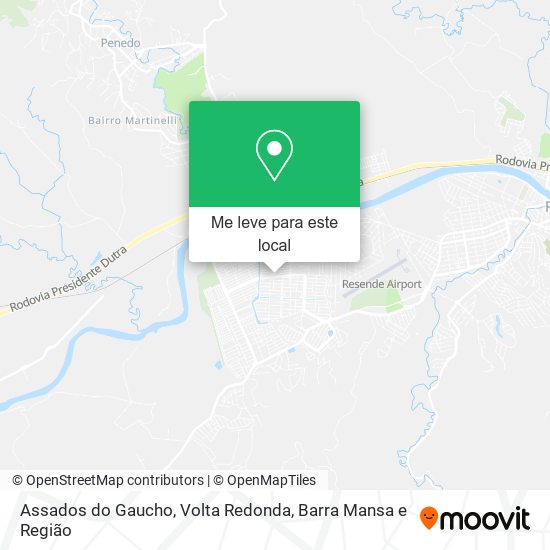 Assados do Gaucho mapa