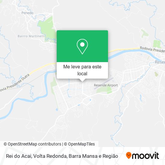Rei do Acai mapa