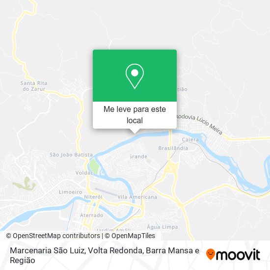 Marcenaria São Luiz mapa