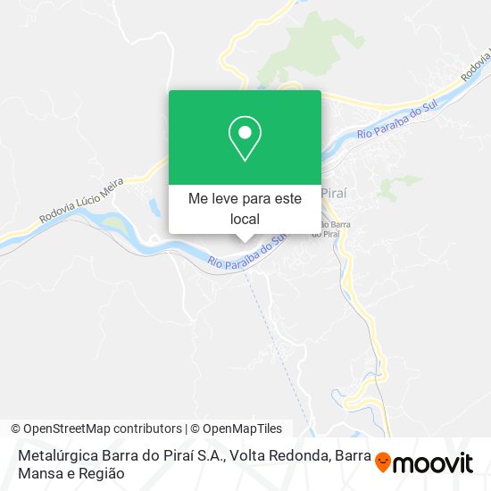 Metalúrgica Barra do Piraí S.A. mapa
