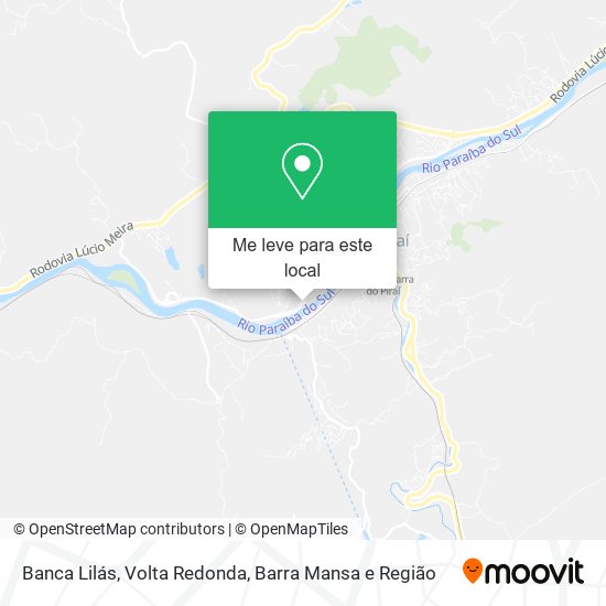 Banca Lilás mapa