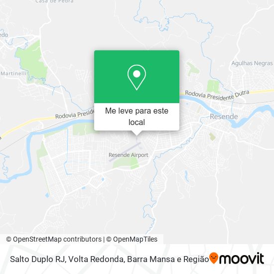 Salto Duplo RJ mapa