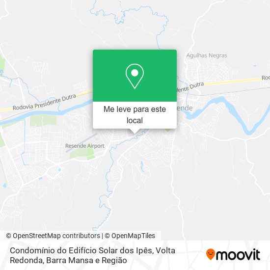 Condomínio do Edifício Solar dos Ipês mapa