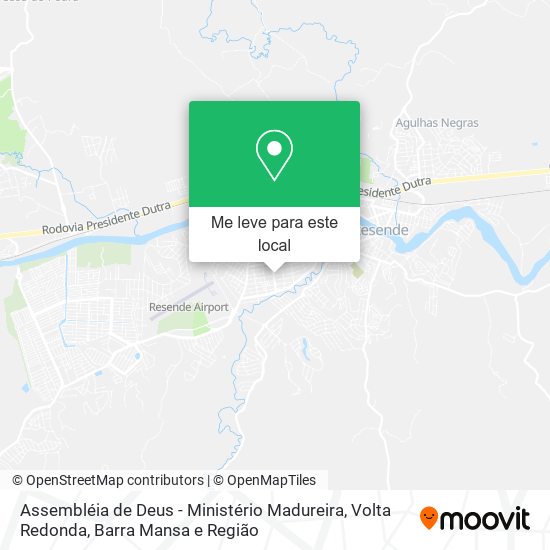 Assembléia de Deus - Ministério Madureira mapa